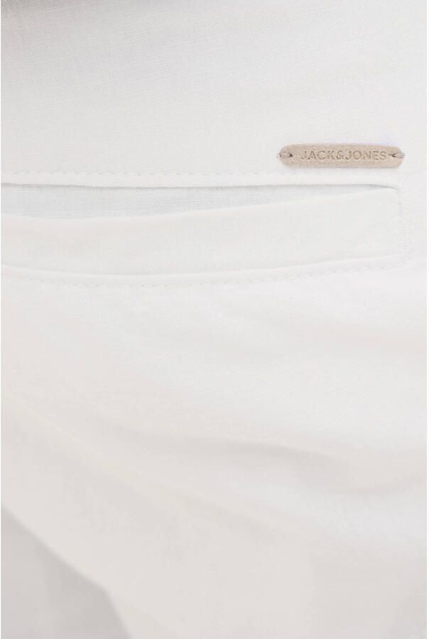 JACK & JONES PANTS STUDIO JPSTKANE relaxed casual broek met linnen wit - Foto 2