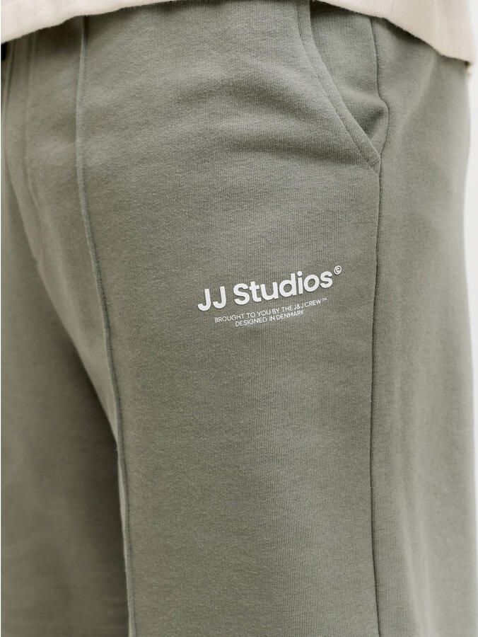 JACK & JONES PANTS STUDIO JPSTKANE relaxed sweatshort groen - Foto 3