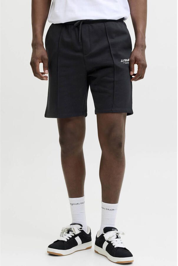 JACK & JONES PANTS STUDIO JPSTKANE relaxed sweatshort zwart