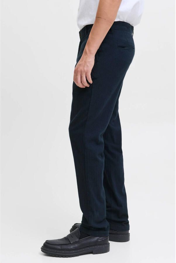 JACK & JONES PANTS STUDIO JPSTMARCO slim chino donkerblauw