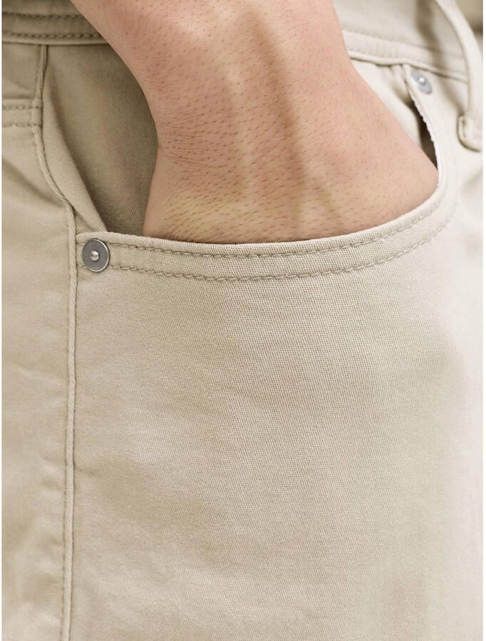 JACK & JONES PANTS STUDIO JPSTRICK regular casual short beige - Foto 3