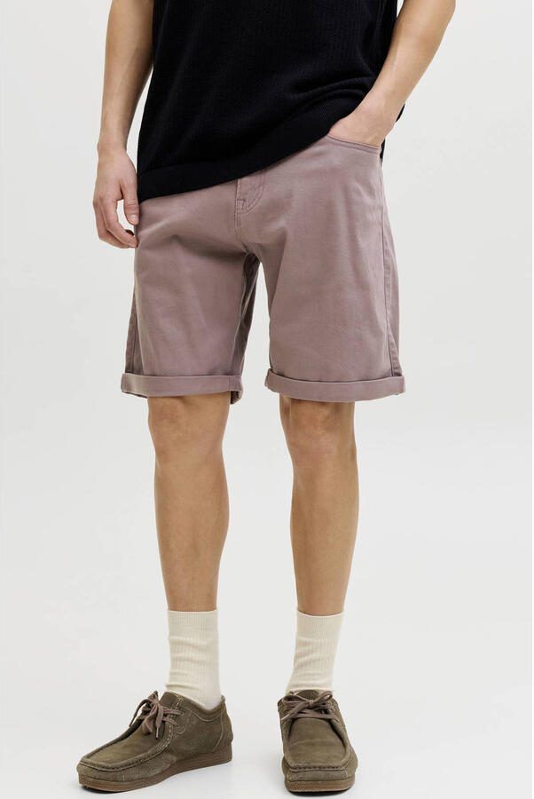 JACK & JONES PANTS STUDIO JPSTRICK regular casual short oudroze