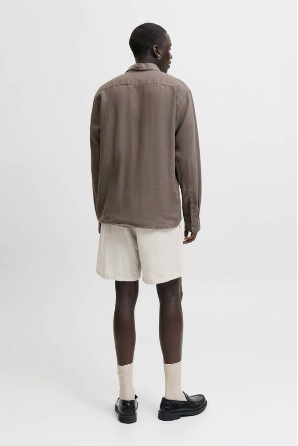 JACK & JONES PANTS STUDIO regular fit short JPSTJAIDEN met logo crockery - Foto 3