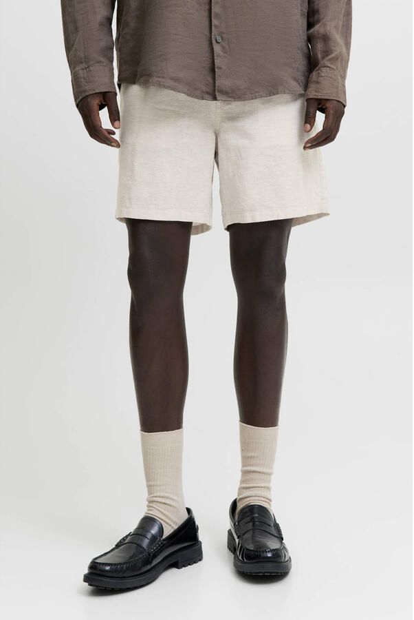 JACK & JONES PANTS STUDIO regular fit short JPSTJAIDEN met logo crockery - Foto 2