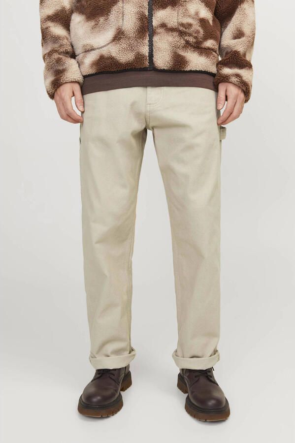 JACK & JONES PANTS STUDIO loose fit cargo broek JPSTEDDIE JJCARPENTER fields of rye