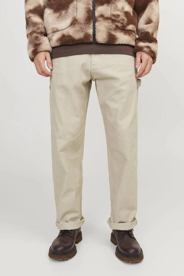 JACK & JONES PANTS STUDIO loose fit cargo broek JPSTEDDIE JJCARPENTER fields of rye