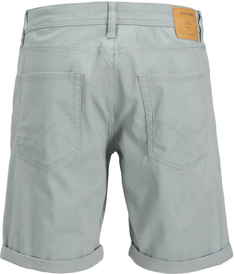 JACK & JONES PANTS STUDIO regular denim short grijsblauw