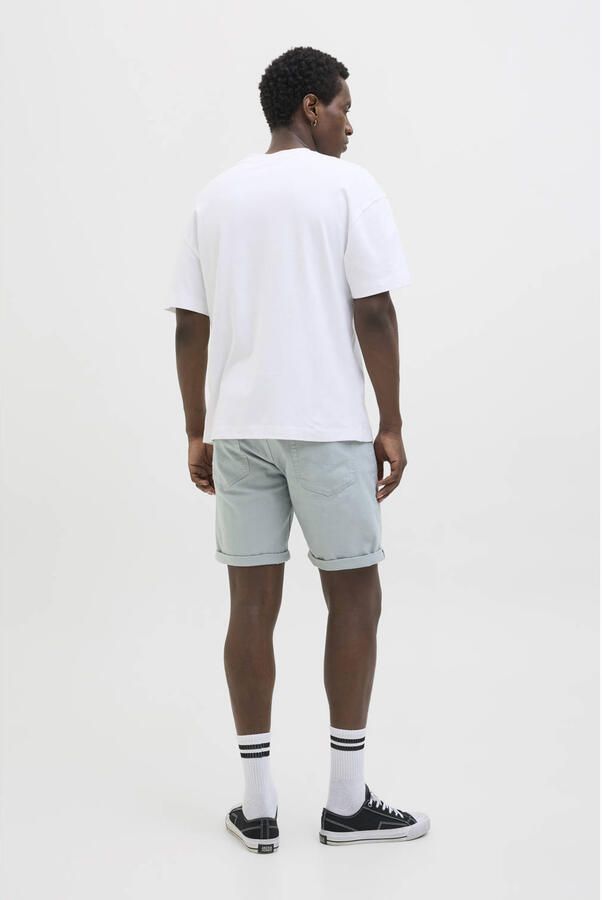 JACK & JONES PANTS STUDIO regular denim short grijsblauw - Foto 2
