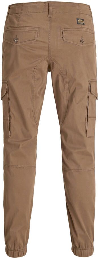 JACK & JONES PANTS STUDIO regular fit cargobroek bruin - Foto 3