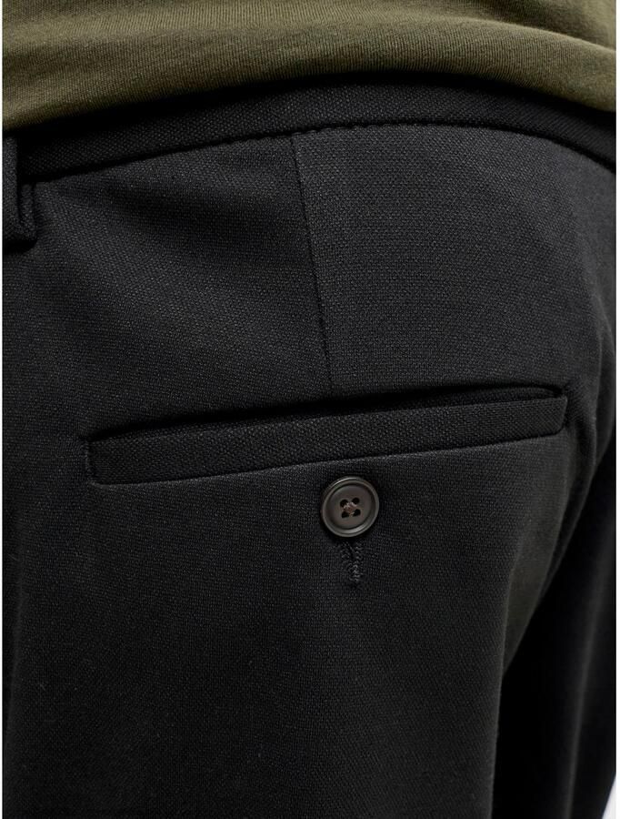 JACK & JONES PANTS STUDIO regular fit chino zwart