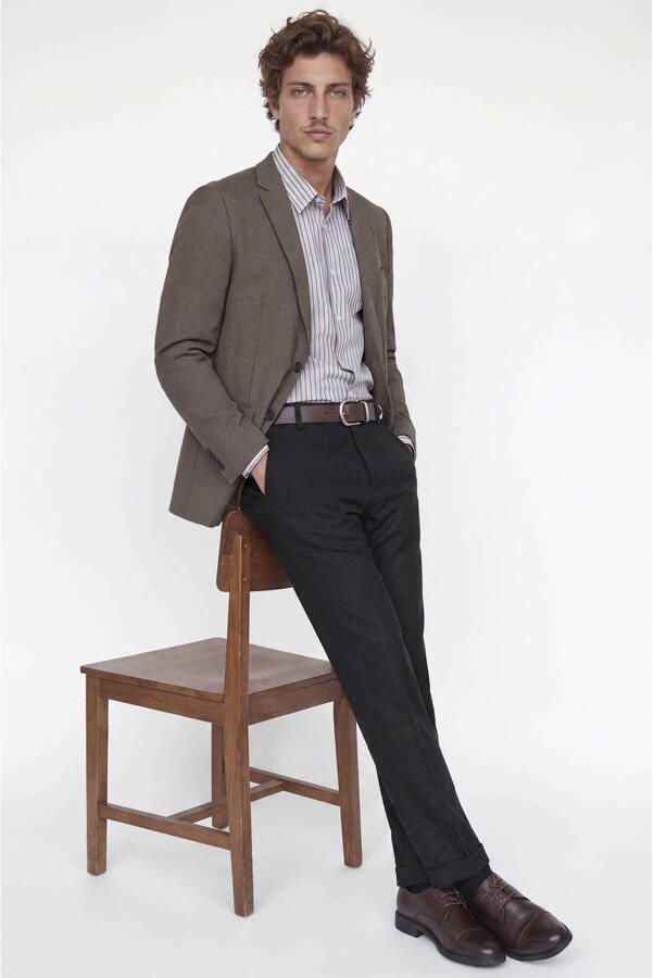 JACK & JONES PANTS STUDIO regular fit chino zwart - Foto 2