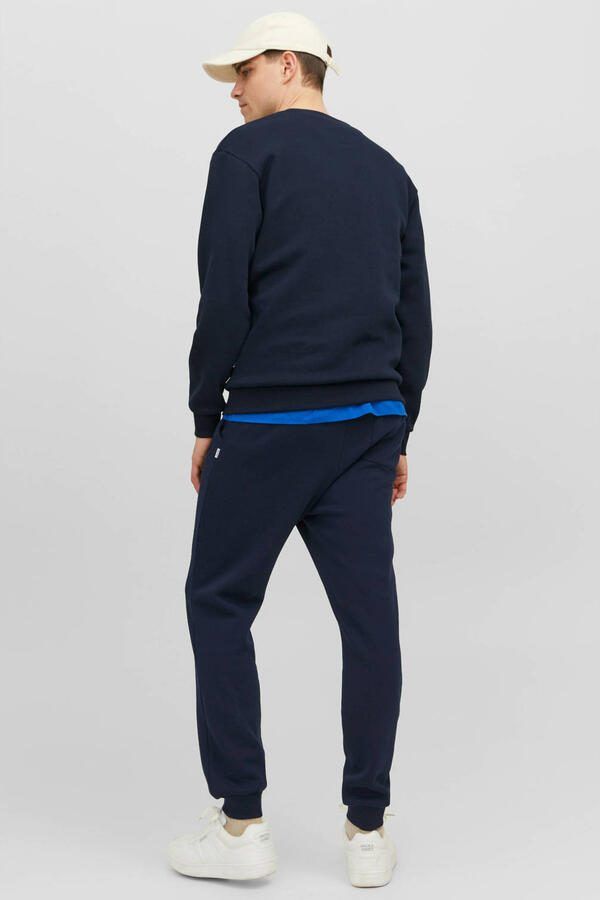 JACK & JONES PANTS STUDIO regular fit joggingbroek JPSTGORDON JJBRADLEY donkerblauw - Foto 2