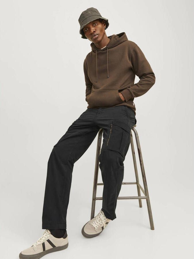 JACK & JONES PANTS STUDIO relaxed cargo broek JPSTKANE JJCRUISE zwart - Foto 2