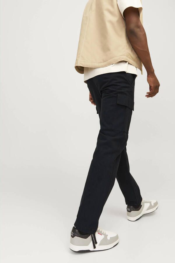Jack & jones Straight leg cargobroek met steekzakken model 'BARKLEY'