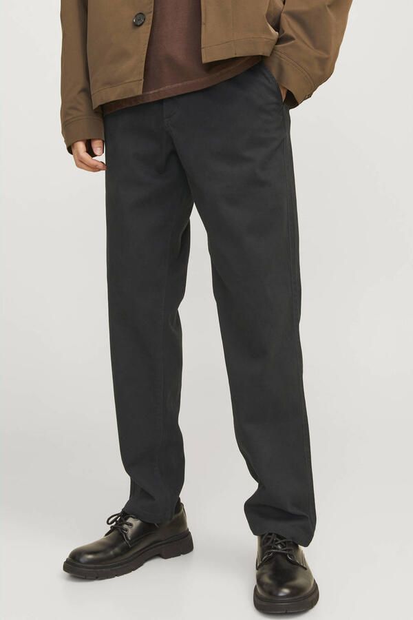 Jack & jones straight fit broek van katoenmix model 'Kane'