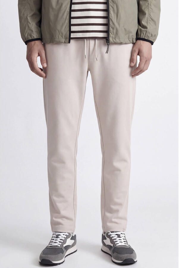 JACK & JONES PANTS STUDIO relaxed fit joggingbroek moonbeam
