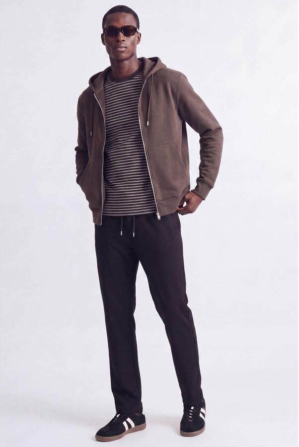 JACK & JONES PANTS STUDIO relaxed fit joggingbroek zwart - Foto 2