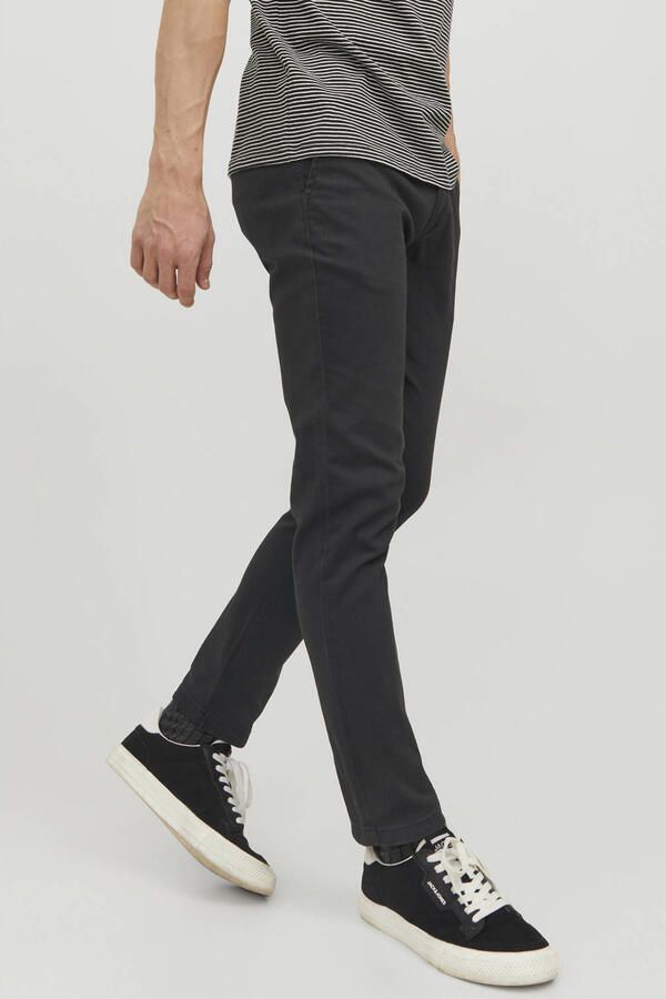 JACK & JONES PANTS STUDIO slim fit broek JJIMARCO JJDAVE zwart groen (set van 2) - Foto 2