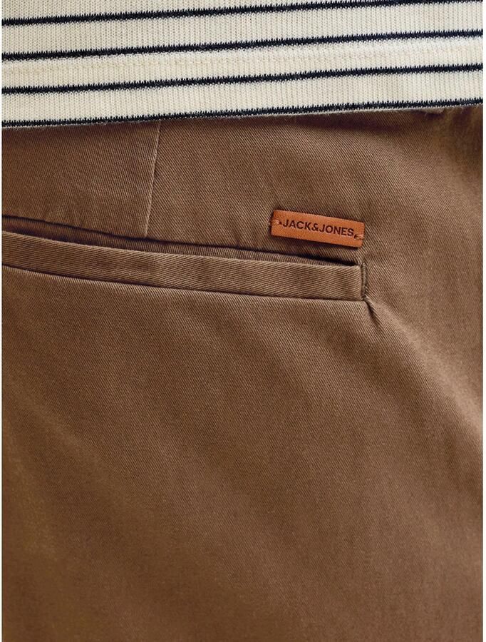 JACK & JONES PANTS STUDIO slim fit chino bruin - Foto 2