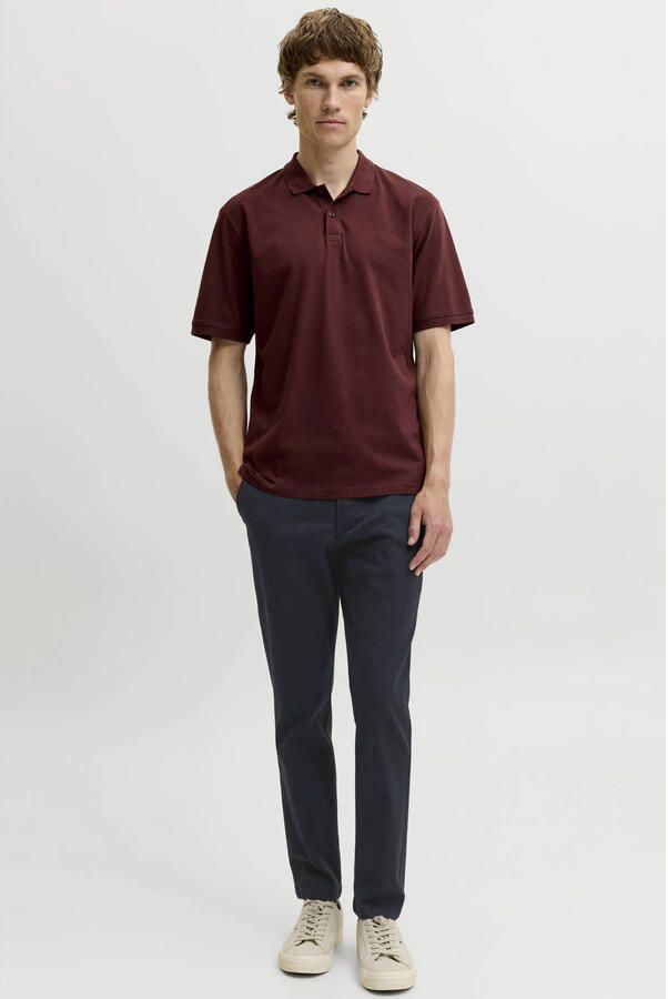 Jack & jones Slim fit stoffen broek met afneembare riem Model 'Marco' - Foto 2