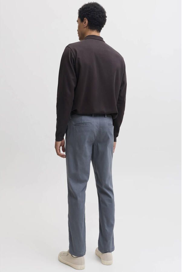 JACK & JONES PANTS STUDIO slim fit chino grijsblauw - Foto 2