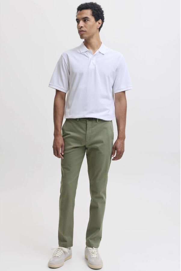 Jack & jones Slim fit stoffen broek met afneembare riem Model 'Marco' - Foto 2