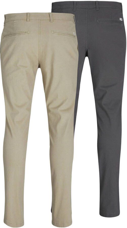 JACK & JONES PANTS STUDIO slim fit chino JJIMARCO JJDAVE (set van 2) - Foto 3