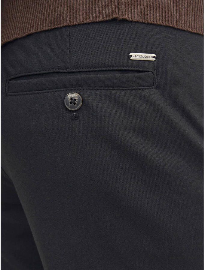 JACK & JONES PANTS STUDIO slim fit chino JPSTMARCO van gerecycled polyester donkerblauw