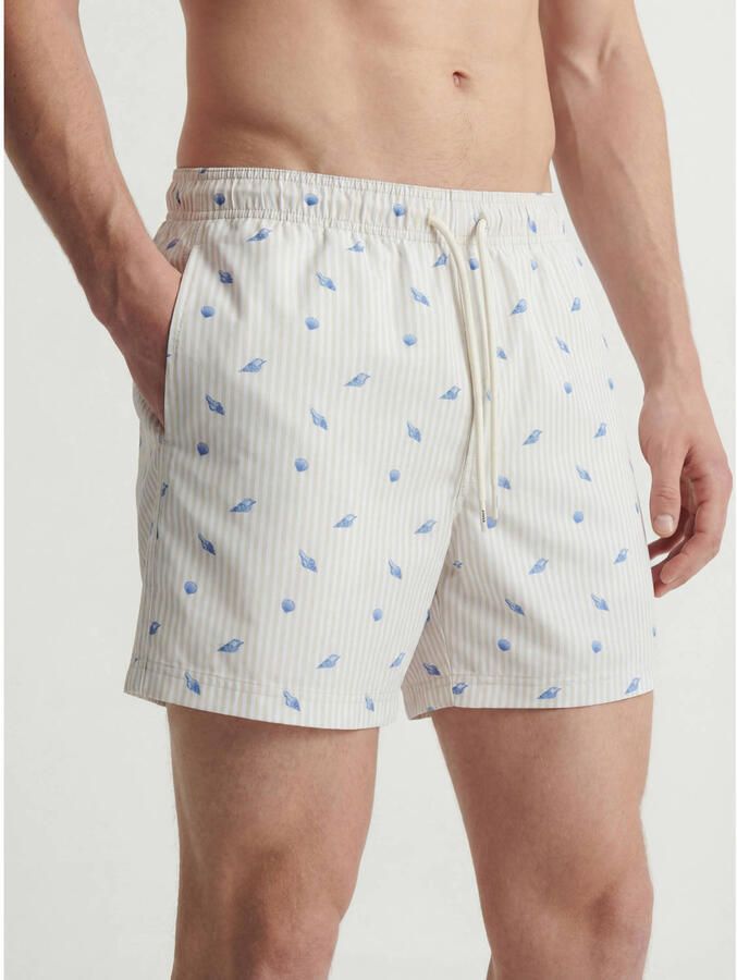 JACK & JONES PANTS STUDIO zwemshort JPSTMAUI BREEZE ecru lichtgeel - Foto 2