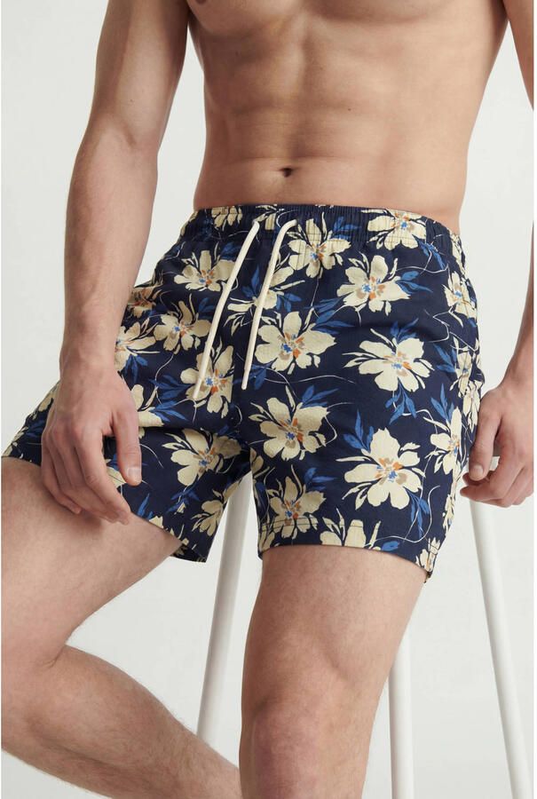 JACK & JONES PANTS STUDIO zwemshort JPSTMAUI donkerblauw - Foto 3