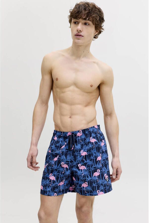Jack & jones Zwembroek in all-over look model 'MAUI VIBES NOVELTY'