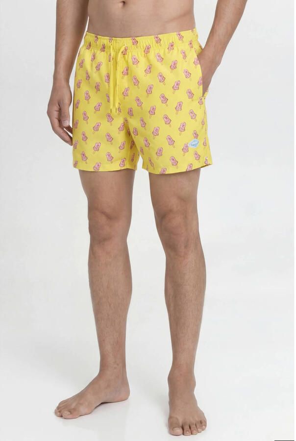 Jack & jones Zwembroek in all-over look model 'MAUI VIBES NOVELTY'