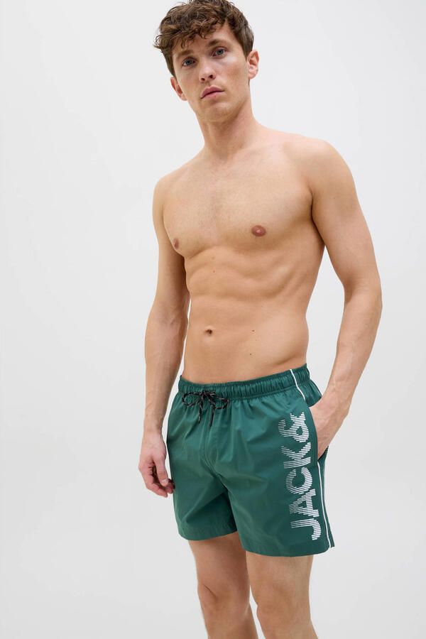 Jack & Jones Zwemshort JPSTMAUI JJSWIM SPLICE LOGO AKM SN - Foto 3