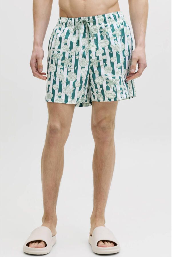 Jack & jones Zwembroek in all-over look model 'MAUI VIBES NOVELTY' - Foto 3