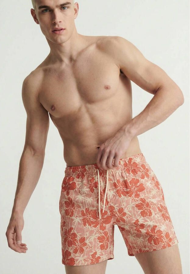 JACK & JONES PANTS STUDIO zwemshort JPSTMAUI koraalrood