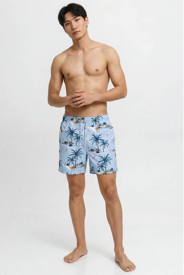 JACK & JONES PANTS STUDIO zwemshort JPSTMAUI lichtblauw - Foto 2
