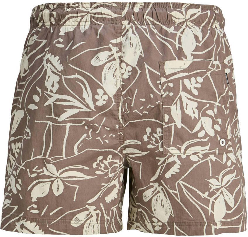 JACK & JONES PANTS STUDIO zwemshort JPSTMAUI lichtbruin - Foto 3
