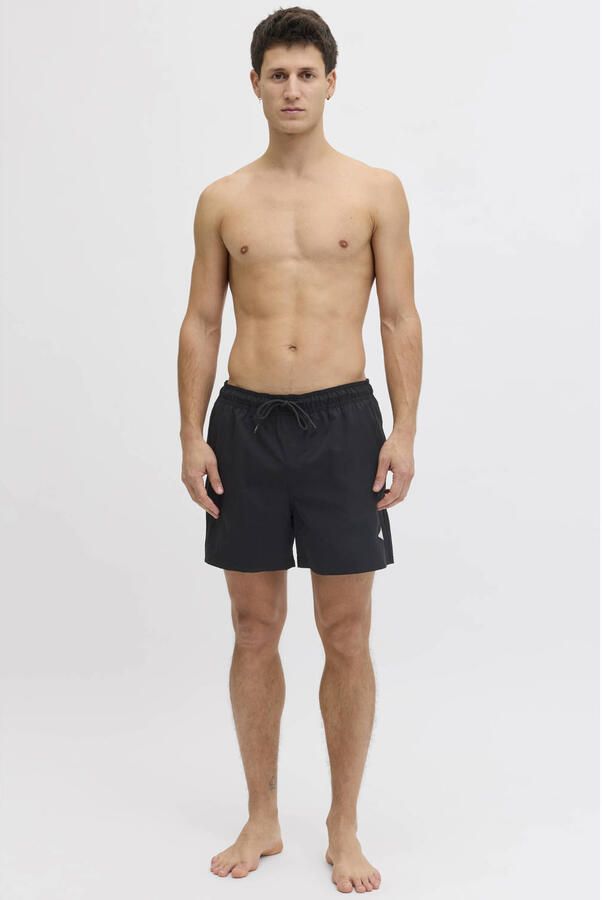 JACK & JONES PANTS STUDIO zwemshort JPSTMAUI (set van 2) donkerblauw zwart