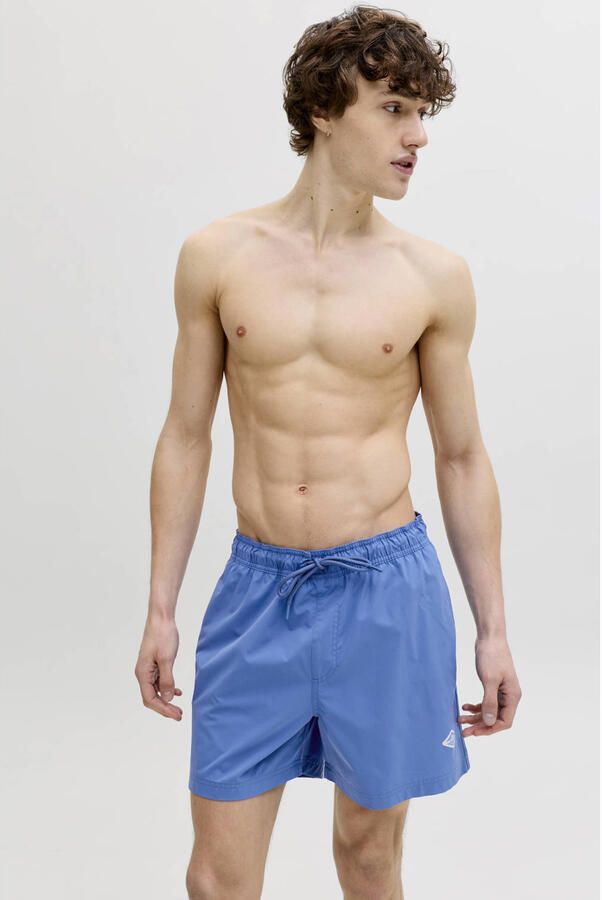 Jack & jones straight fit zwembroek met logodetail model 'Maui'