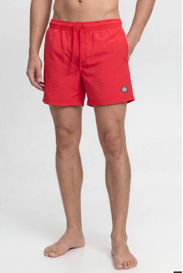JACK & JONES PANTS STUDIO zwemshort JPSTMAUI TROPIC rood