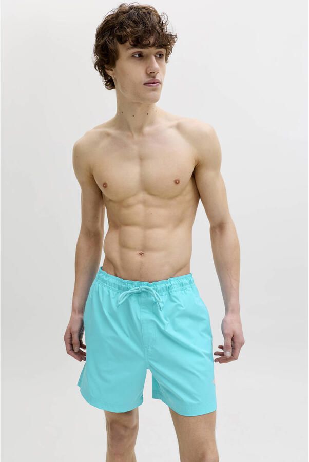 JACK & JONES PANTS STUDIO zwemshort JPSTMAUI TROPIC turquoise - Foto 3