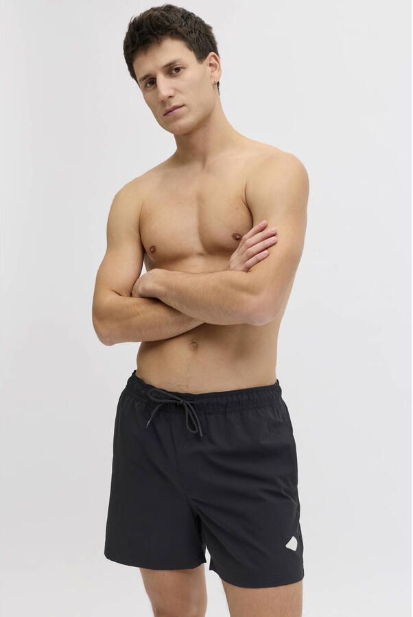 Jack & jones straight fit zwembroek met logodetail model 'Maui'