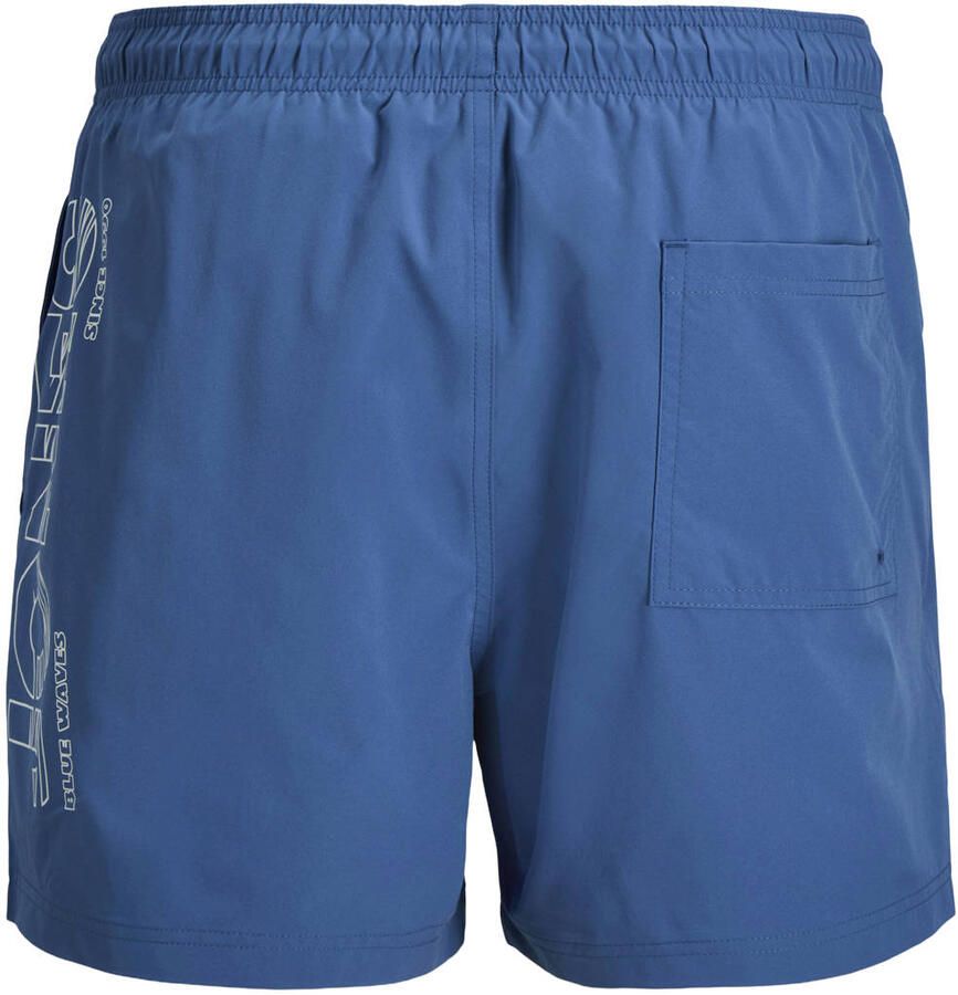 JACK & JONES PANTS STUDIO zwemshort JPSTMAUI WAVE met logo blauw - Foto 2