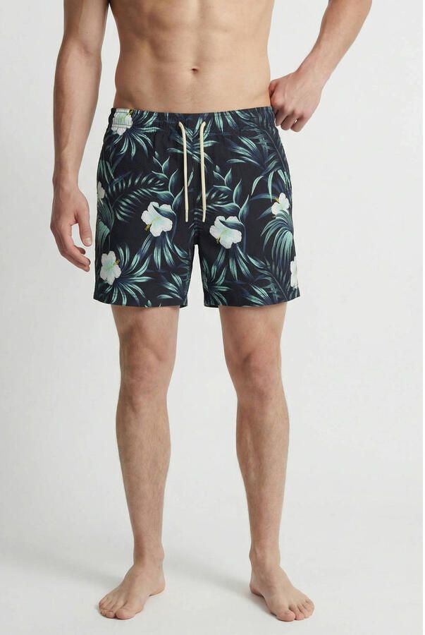 JACK & JONES PANTS STUDIO zwemshort JPSTMAUI zwart turquoise - Foto 3