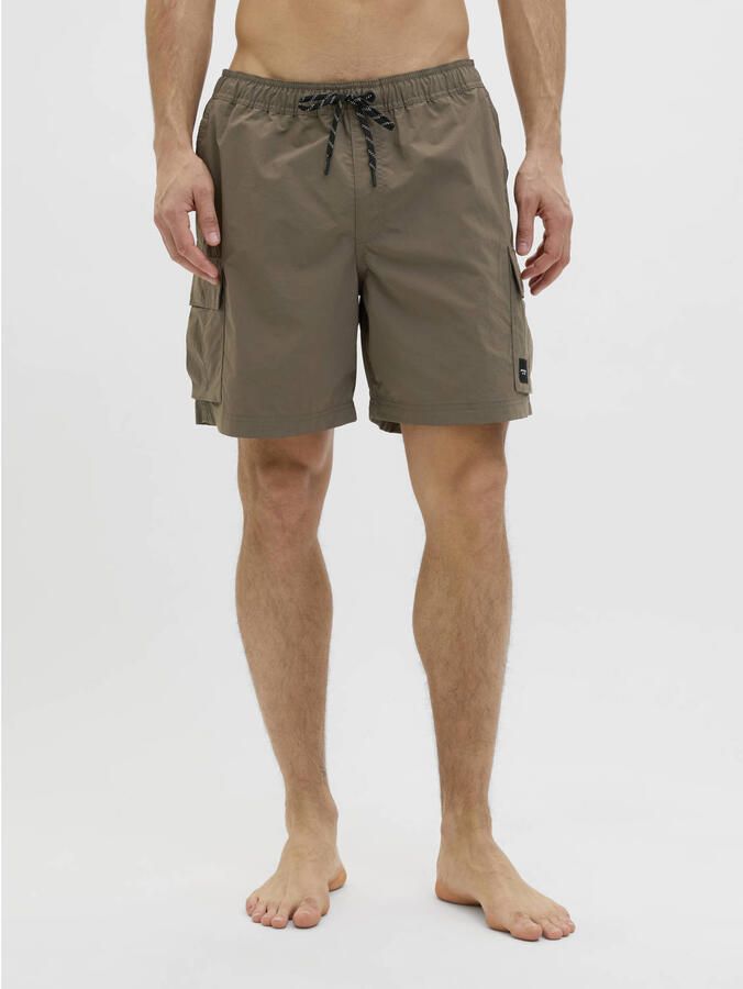 JACK & JONES PANTS STUDIO zwemshort JPSTNAXOS bruin - Foto 3