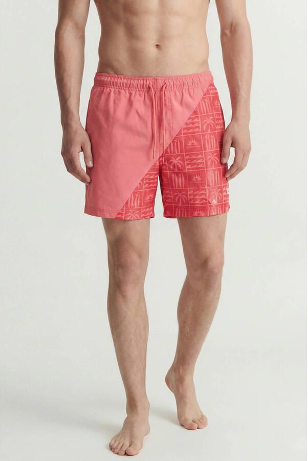 JACK & JONES PANTS STUDIO zwemshort koraalrood - Foto 3
