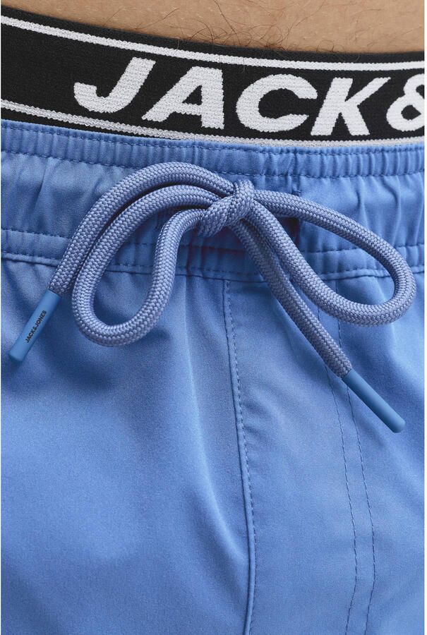 JACK & JONES PANTS STUDIO zwemshort met logo blauw - Foto 2