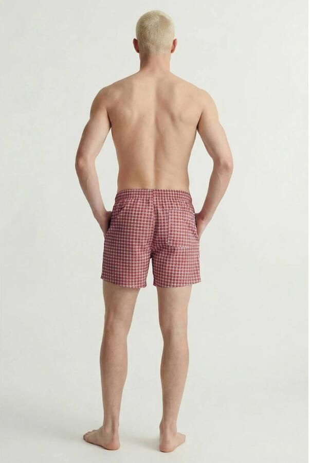 JACK & JONES PANTS STUDIO zwemshort met print koraalrood - Foto 2
