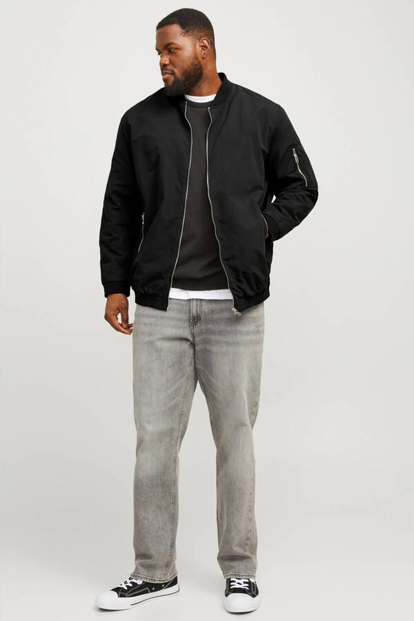 Jack & Jones Plus SIZE bomberjack met opstaande kraag model 'ERUSH'