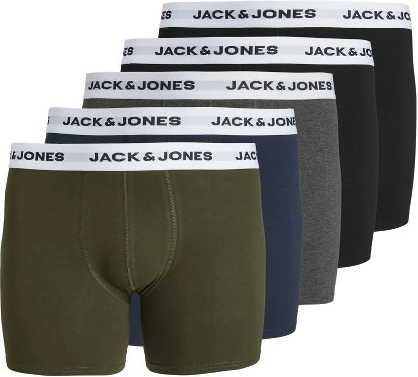 JACK & JONES PLUS SIZE boxershort JACBASIC (set van 5)